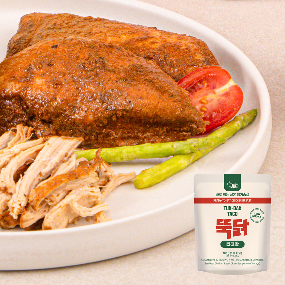Tuk-Dak Shelf-Stable Chicken Breast - Taco - Butchers Protein