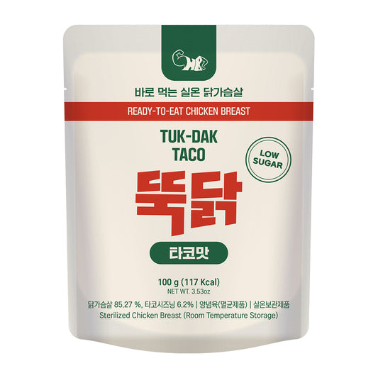 Tuk-Dak Shelf-Stable Chicken Breast - Taco - Butchers Protein