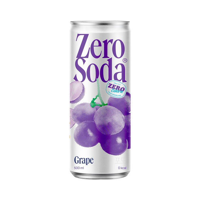 CLOOP Zero Soda - Grape 6 Pack