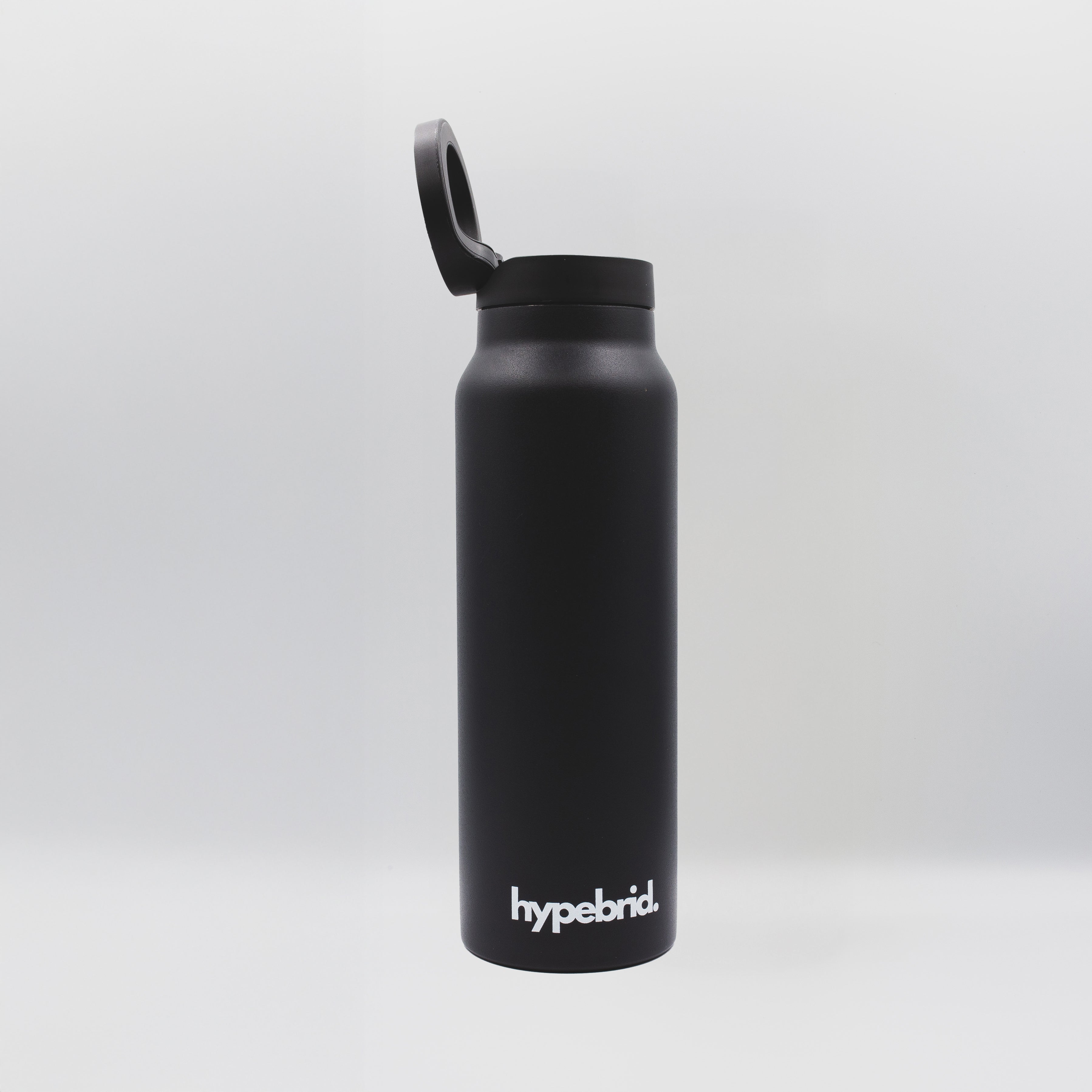 Obsidian – 500ml Magnetic Lid Water Bottle by Hypebrid - Butchers Protein
