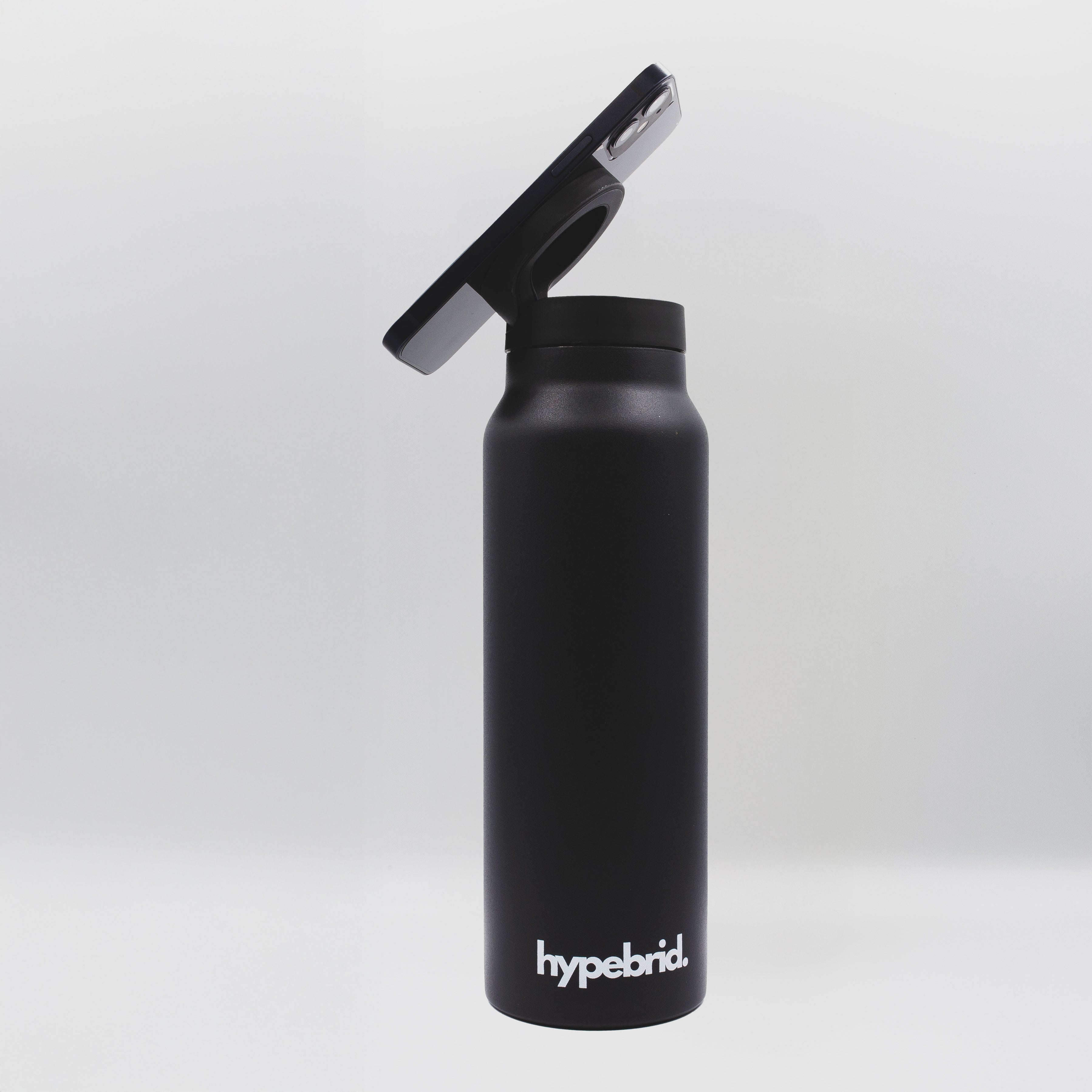 Obsidian – 500ml Magnetic Lid Water Bottle by Hypebrid - momentum