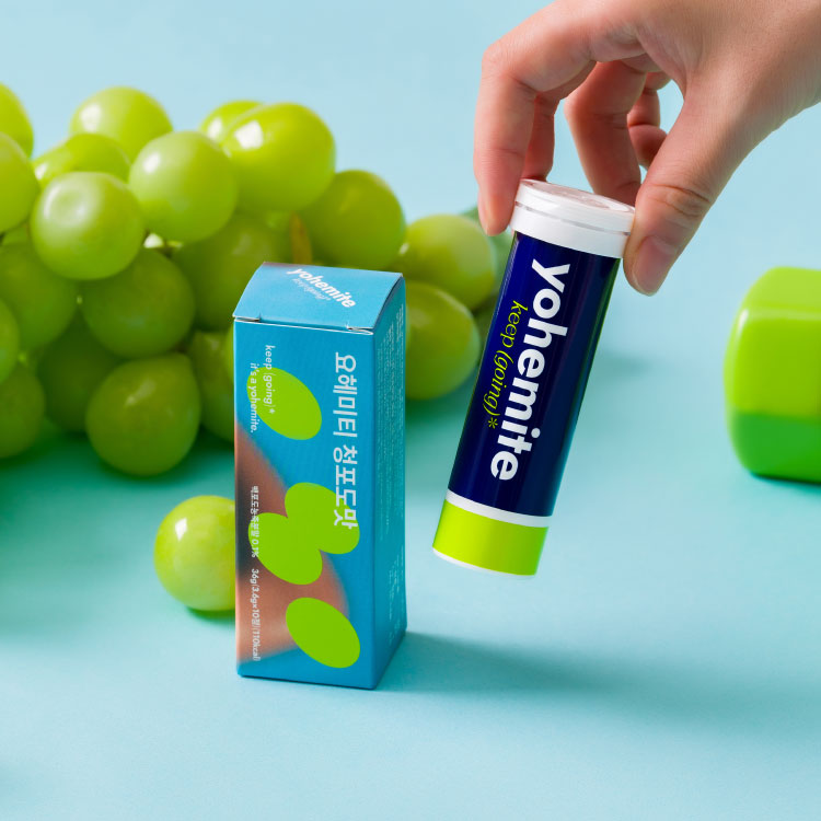 yohemite Green Grape Electrolyte Tablets Unique Flavour Sports Hydration