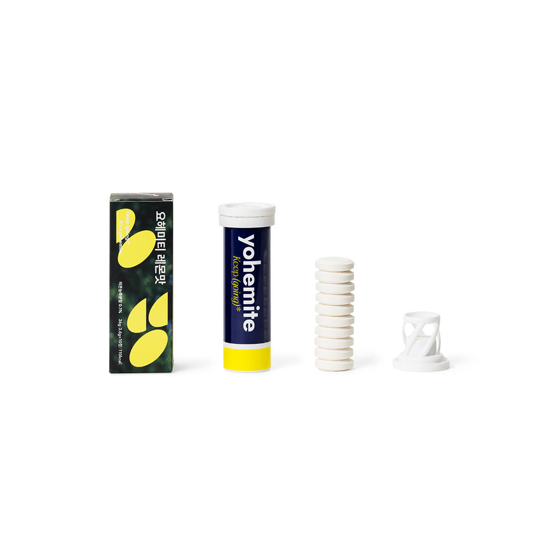 yohemite Water Electrolyte Tablets Lemon Flavor Hydration Australia
