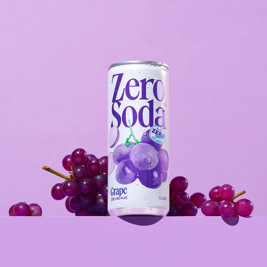 CLOOP Zero Soda Grape 250ml 6 Pack - Butchers Protein