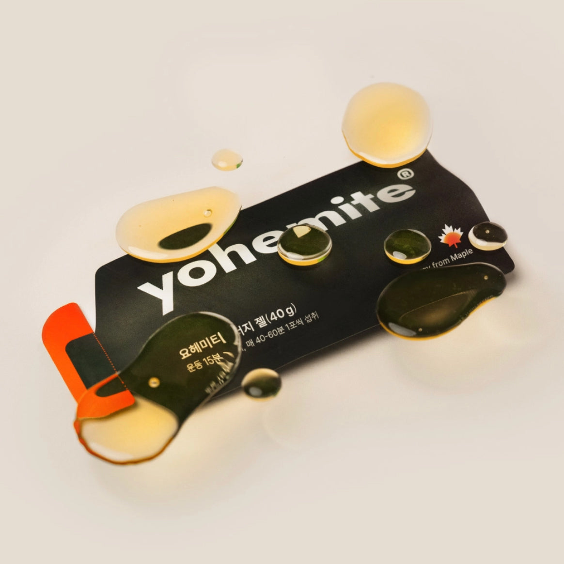 yohemite Vegan Energy Gel Canadian Maple Sap 27g Carbs Australia