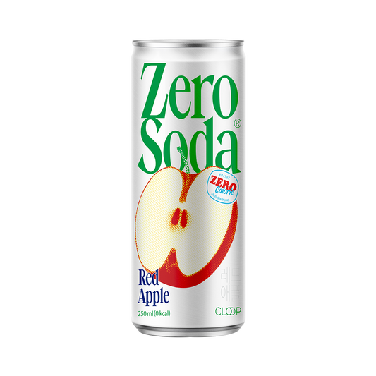 CLOOP Zero Soda Red Apple 250ml 6 Pack - Butchers Protein