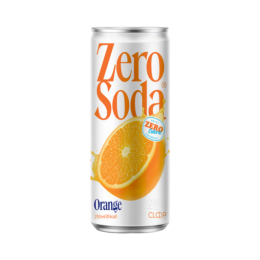 CLOOP Zero Soda Orange 250ml 6 Pack - Butchers Protein