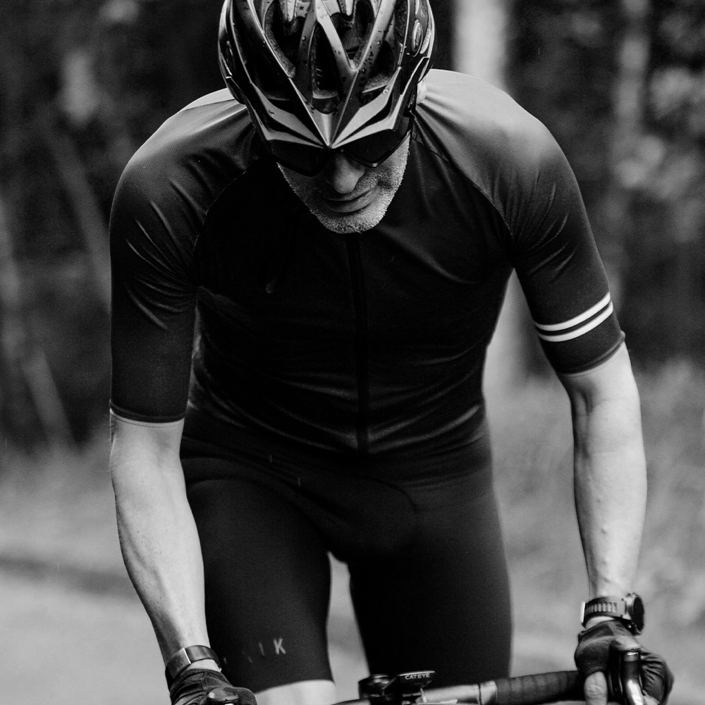 Cyclist on Australian road