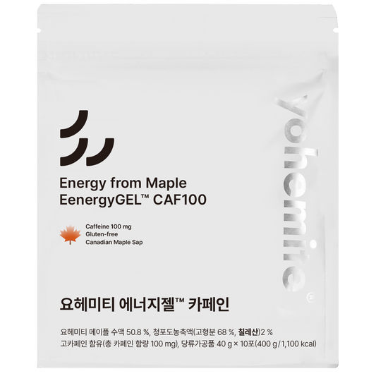 yohemite Energy Gel Caffeine 110 - momentum AU