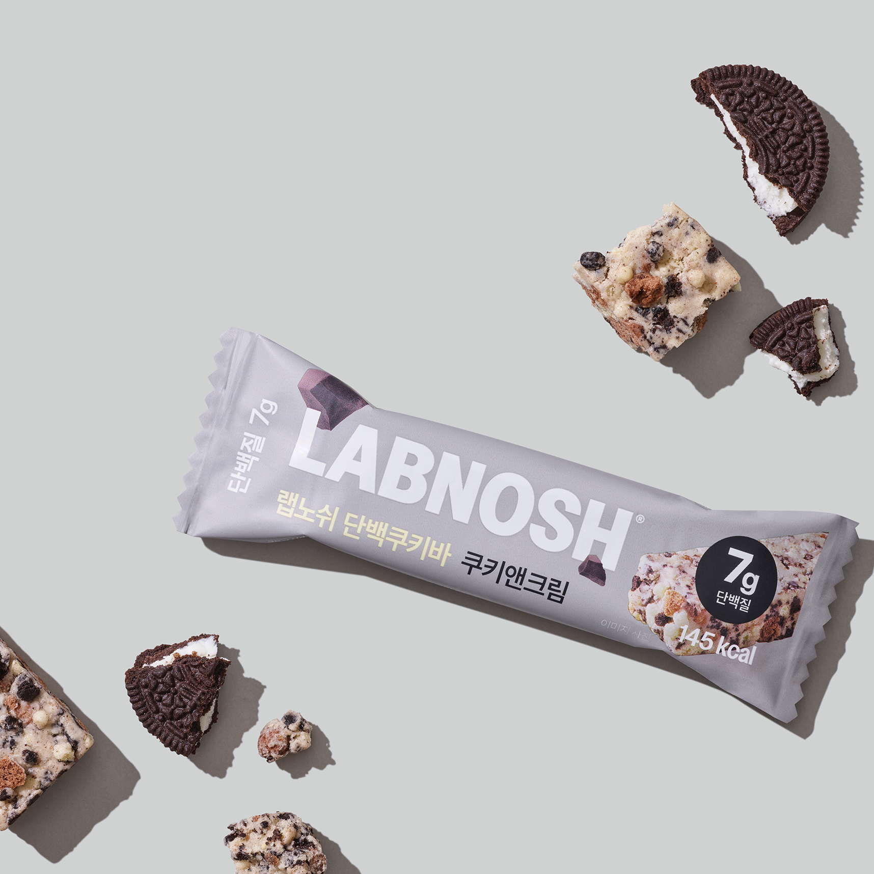 LABNOSH Protein Cookie Bar - Cookie&Cream Office Snack Post Workout Australia