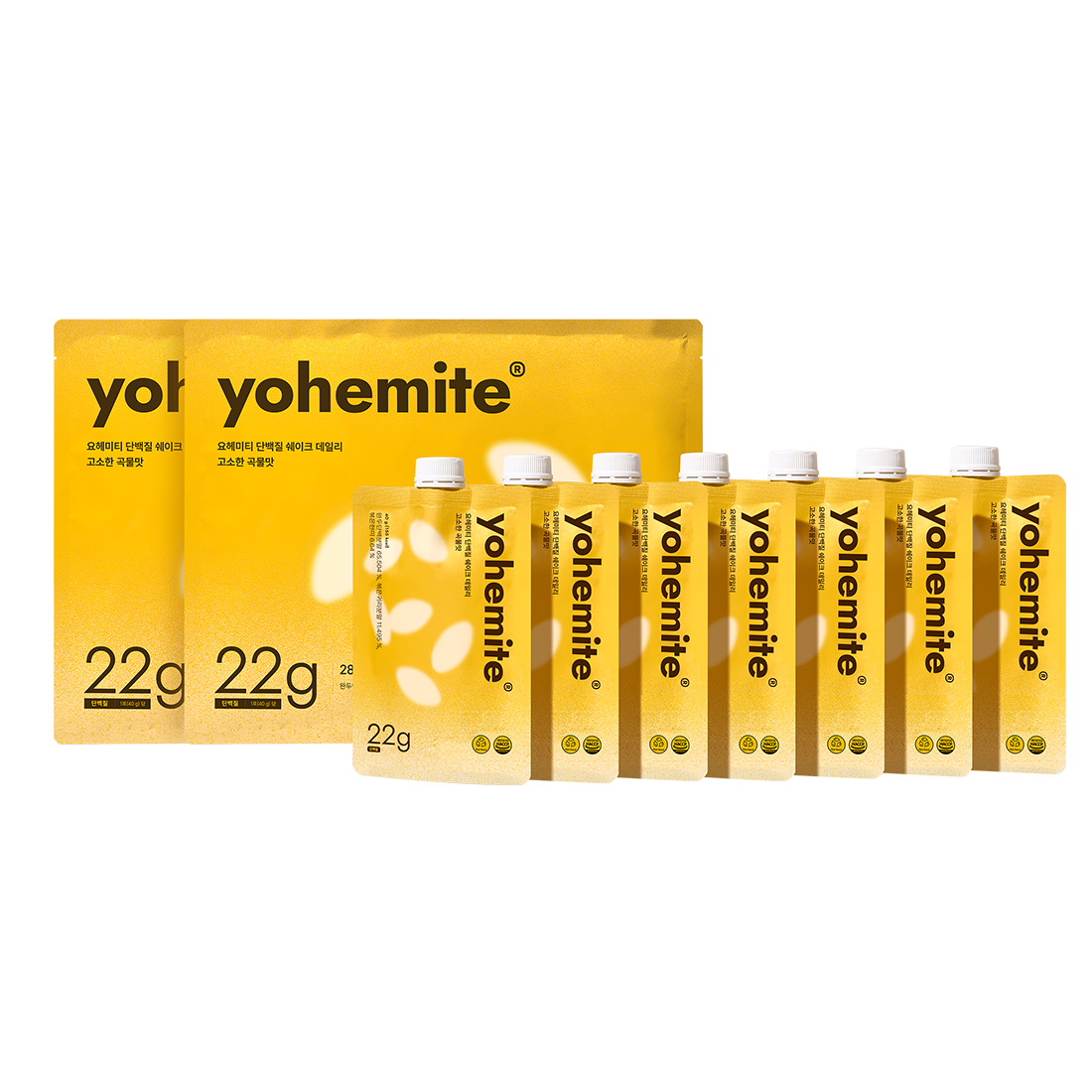 yohemite Daily Protein Shake Roasted Grains 7 Pack Weekly Vegan Australia
