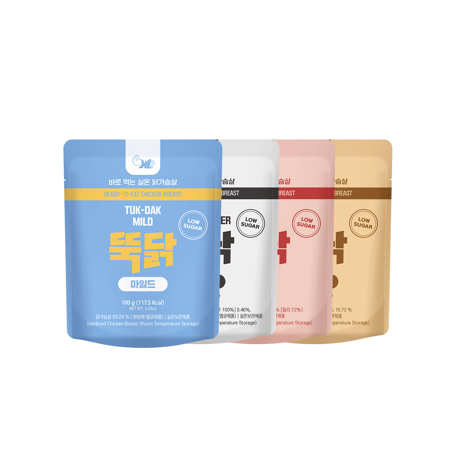 Tuk-Dak Shelf Stable Chicken Breast Mixed Flavours 24g Protein Australia