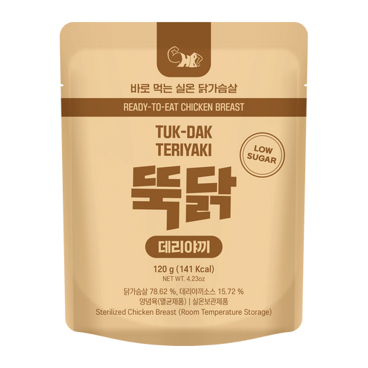 Tuk-Dak Teriyaki Chicken Breast 24g Protein Ready to Eat Australia